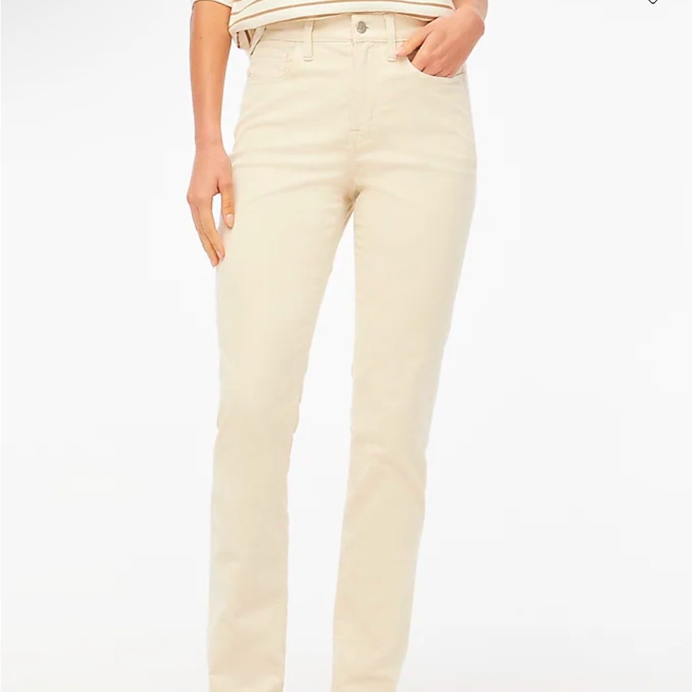 NWT Jcrew Tall corduroy full-length essential straight pant(28Tall)